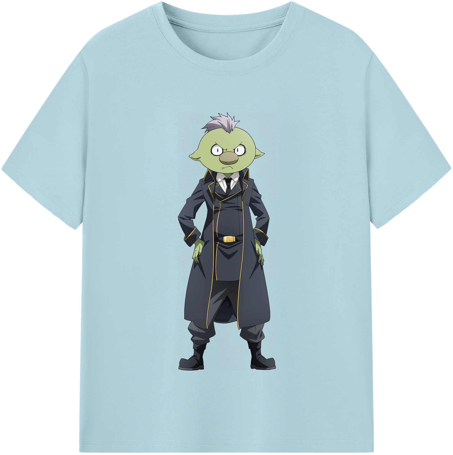 （画像用） 転スラ Regarding Reincarnated to Slime 綿100％半袖Tシャツ（フロントプリント）